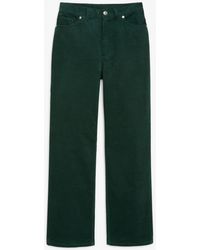 Monki Kimmy Cotton Cord Trousers in 