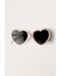 Monki - Heart Sunglasses - Lyst