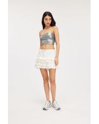 Monki - Ribbed Tube Top - Lyst