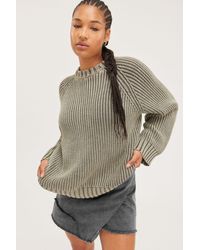 Monki - Loose Jacquard Knitted Sweater - Lyst