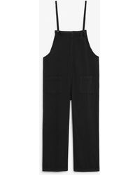 monki cotton dungarees