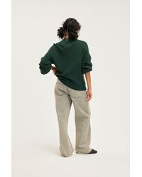 Monki - Vertical Knit Turtleneck Sweater - Lyst