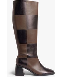 monki checkered boots