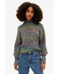 Monki - Mock Neck Chunky Knit Sweater - Lyst