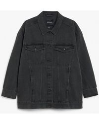 monki oversized denim jacket