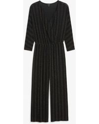 Monki Wrap Jumpsuit - Black