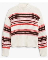 Monki - Chunky Knit Sweater - Lyst