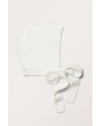 Monki - Knitted Bonnet Hat - Lyst