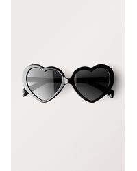Monki - Heart Sunglasses - Lyst