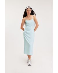 Monki - Fitted Sleeveless Maxi Dress - Lyst