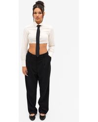 Monki - Relaxed Tailored Trousers - Lyst