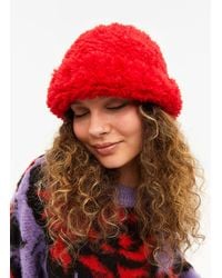 Monki - Faux Fur Docker Hat - Lyst