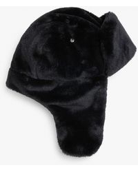 Monki - Faux Fur Trapper Hat - Lyst