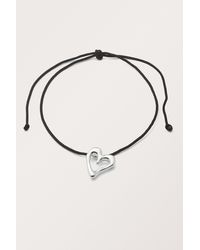 Monki - Heart Necklace - Lyst
