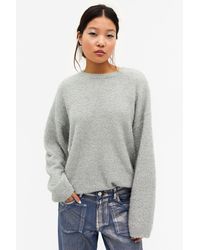 Monki - Loose Fit Knitted Glitter Sweater - Lyst