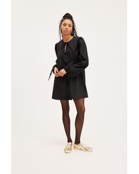 Monki - Collared A-line Dress - Lyst