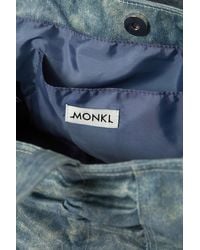 Monki - Denim-printed Bow Bag - Lyst