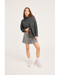 Monki - Oversized Long Sleeve Turtleneck Sweater - Lyst