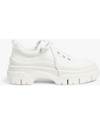 Monki White Chunky Canvas Trainers