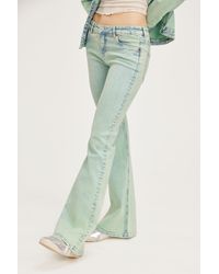 Monki - Katsumi Low Waist Flared Jeans - Lyst