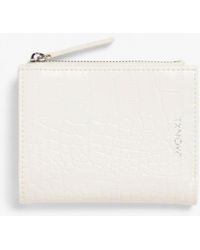Monki White Faux Leather Wallet