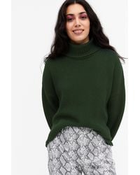 risto howling wolves turtleneck knit sweater