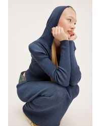 Monki - Hooded Knit Cardigan - Lyst