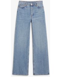 Monki Yoko Mid Blue Jeans Tall