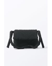 Monki Padded Shoulder Bag in Black Lyst UK