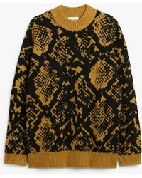 Monki - Heavy Knit Sweater - Lyst