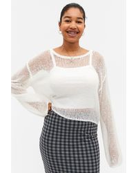 Monki - Oversized Loose Knit Sweater - Lyst