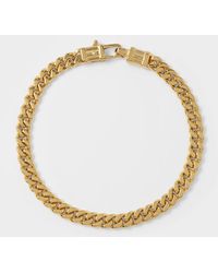 Tom Wood - Curb Bracelet L Gold - Lyst