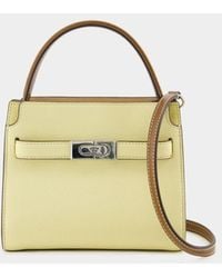 Tory Burch - Lee Radziwill Pebbled Petite Double Bag - Lyst