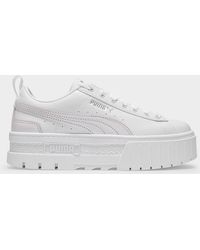 puma mayze glow white