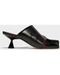 Rejina Pyo Lima Sandals In Black Smooth Leather