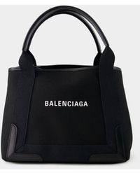 Balenciaga - Navy S Shopper Bag - Lyst