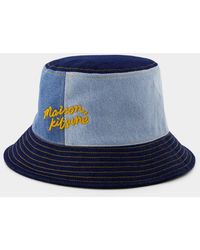 Maison Kitsuné - Denim Bucket Hat - Lyst