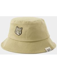 Maison Kitsuné - Bold Fox Head Bucket Hat - Lyst