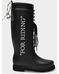 off white biker boots