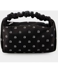 Alexander Wang Scrunchie Mini Handbag - - Black - Synthetic - Schwarz