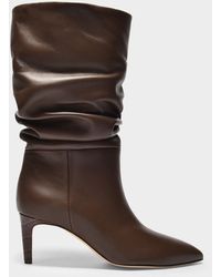 Paris Texas Slouchy Stiletto Boots - Brown