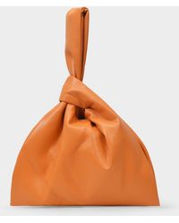 Nanushka Jen Bag In Vegan Orange Leather