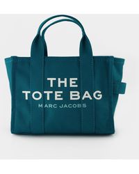 Marc Jacobs The Mini Tote Bag - - Harbor Blue - Cotton - Blau