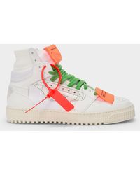 Off-White c/o Virgil Abloh Sneaker Off Court en Cuir Blanc