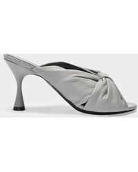Balenciaga Drapy M80 Sandals - Grey