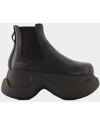 Marni - Chunky Chelsea Boots - - Leather - Lyst
