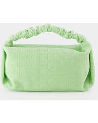 Alexander Wang Scrunchie Small Handbag - - Mojito - Cotton - Green