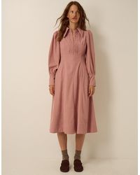 Monsoon - Skye Stretch Corduroy Midi Dress - Lyst