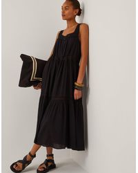 Monsoon - Maddi Sleeveless Embroidered Midi Dress - Lyst