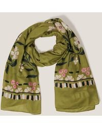 Monsoon - Lou Lightweight Floral Print Scarf - Lyst